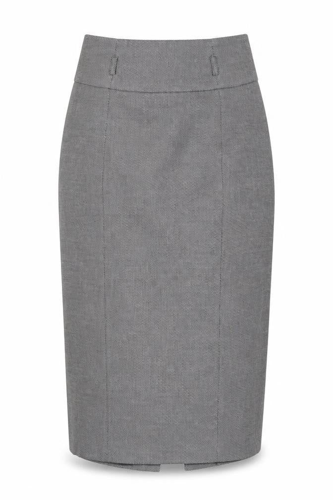 Wallis Women's Grey Pencil Skirt - Size 10, Business