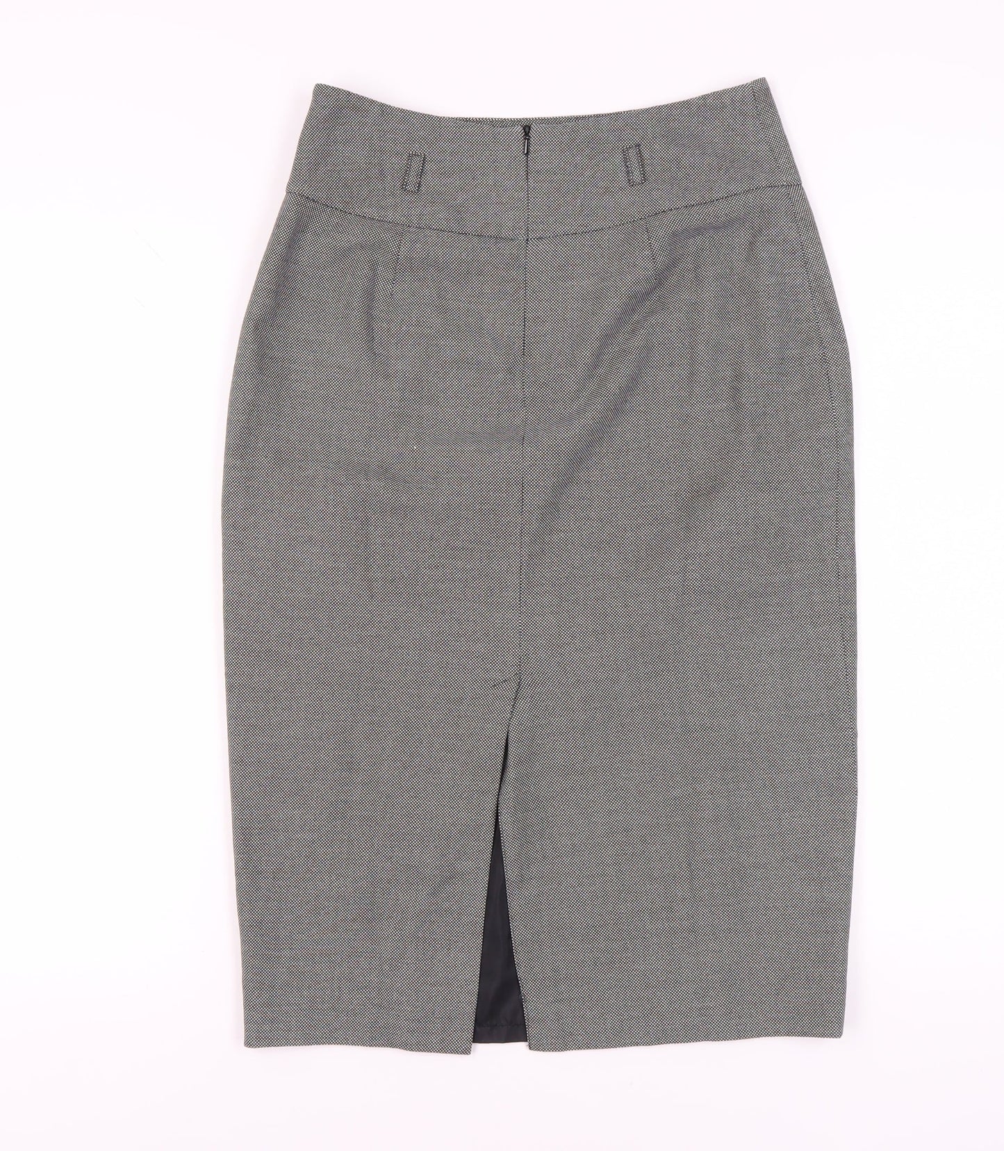 Wallis Women's Grey Pencil Skirt - Size 10, Business