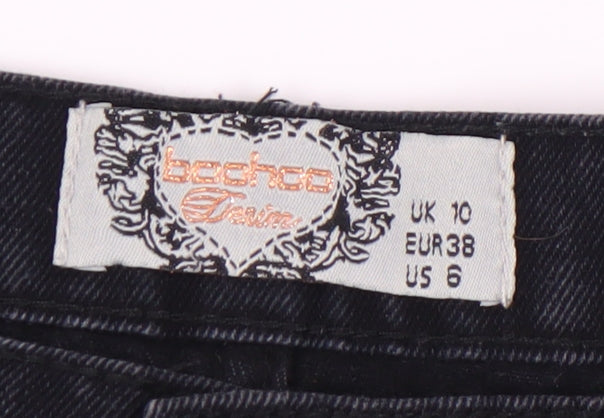 Beechwood Women's Black Denim Mini Skirt Size 10