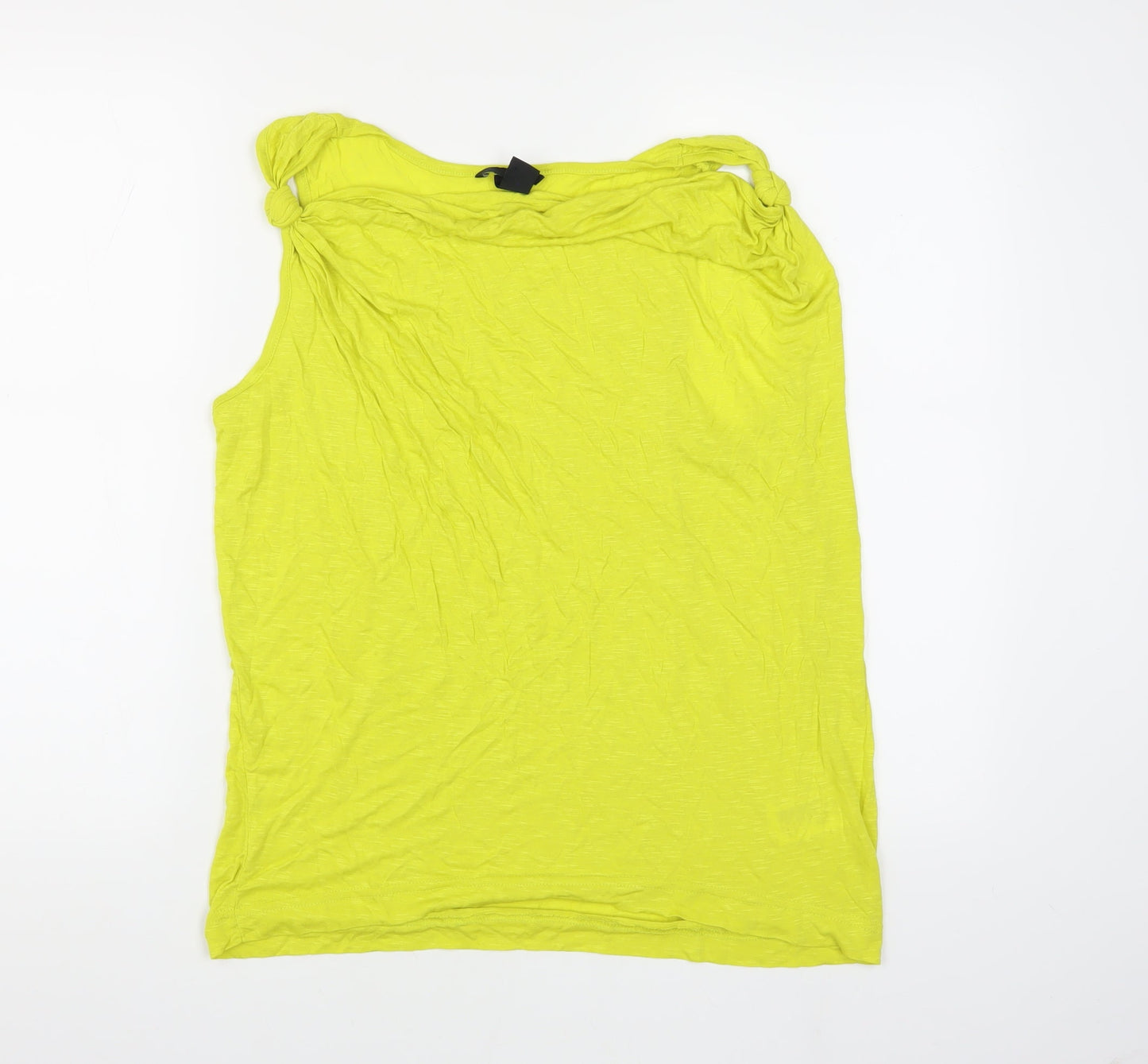 H&M Women's Green Sleeveless Tank Top M