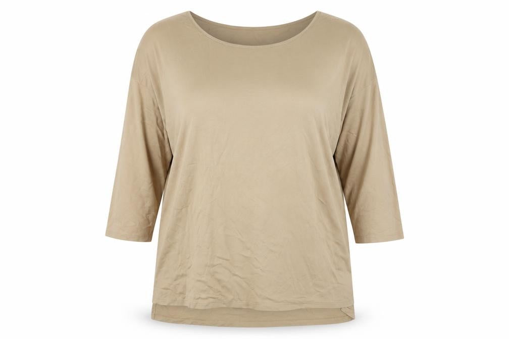 Friends Like These Beige Women's 3/4 Sleeve T-Shirt, Size 16