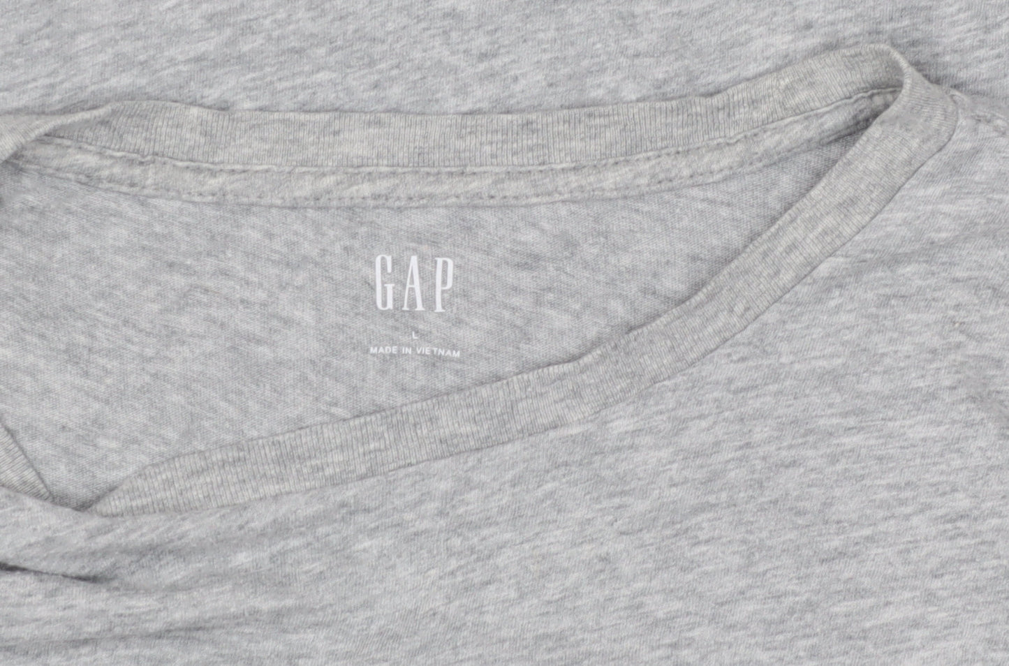 GAP Men's Grey Graphic Beach T-Shirt, Size L, Comfortable Fit