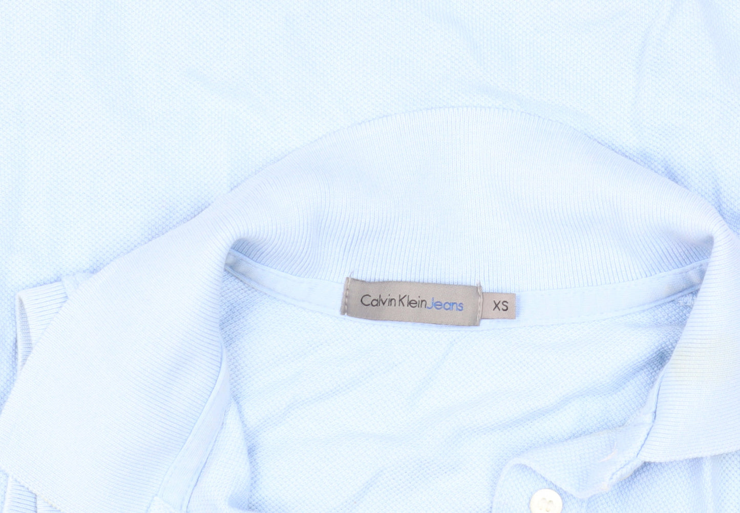 Calvin Klein Women's Blue Sleeveless Polo XS