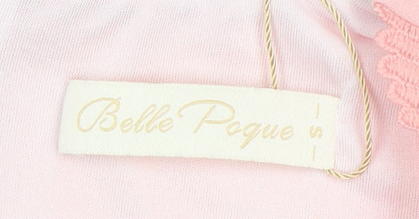 Belle Poque Women’s Pink Short Sleeve Dress S