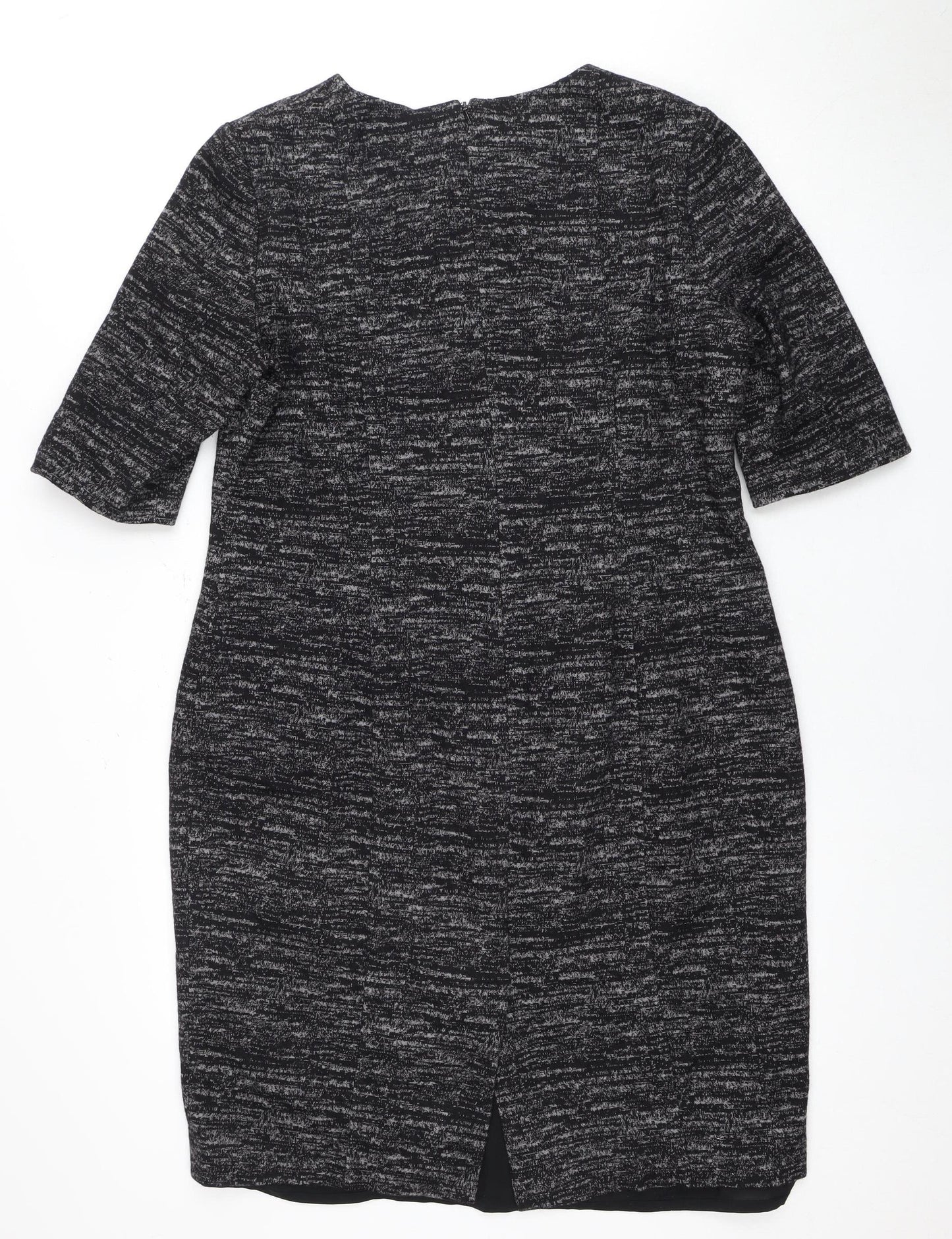 Hobbs London Women's Black Half Sleeve Dress Size 16