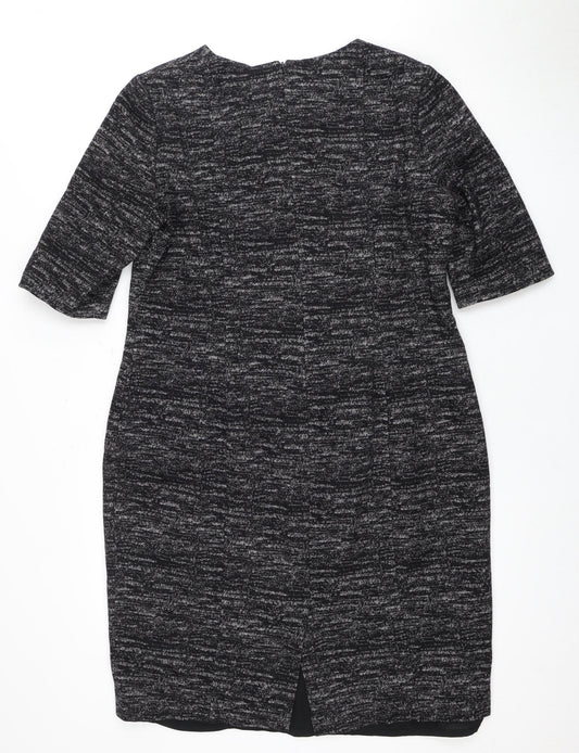 Hobbs London Women's Black Half Sleeve Dress Size 16