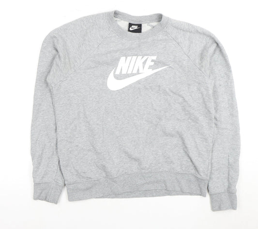 Nike Men's Grey Pullover Sweatshirt M