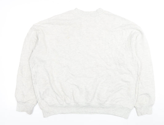 Disney Mickey Mouse Unisex Grey Pullover Sweatshirt XL