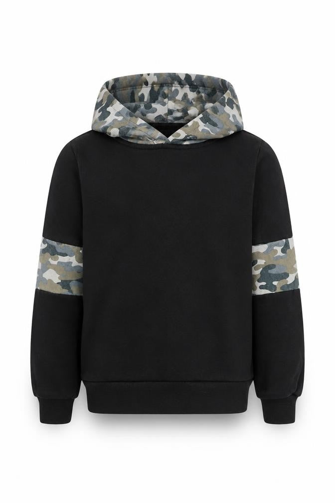 Skechers Boys Black Pullover Hoodie 10-11 Years