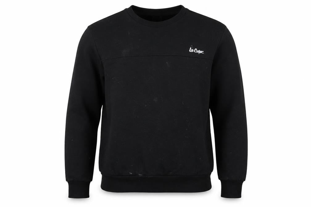 Mens UK S  Lee Cooper Black Pullover Sweatshirt