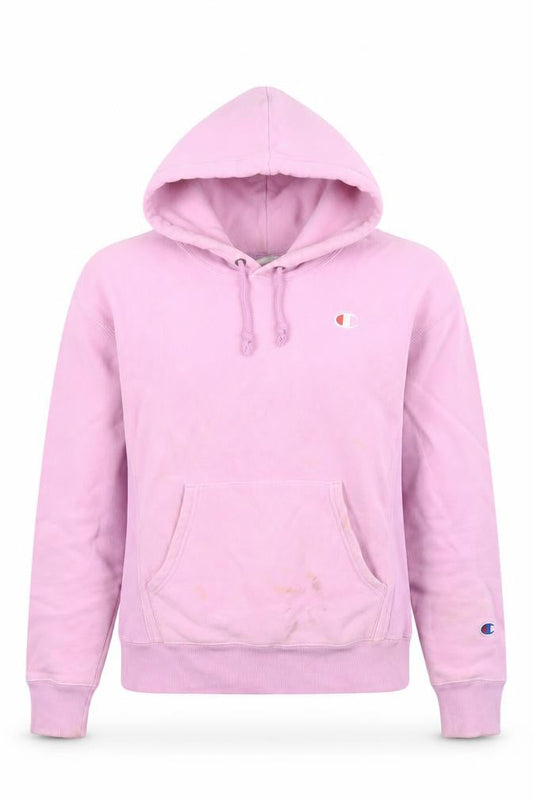 Womens UK S Regular Champion Pink Pullover Hoodie