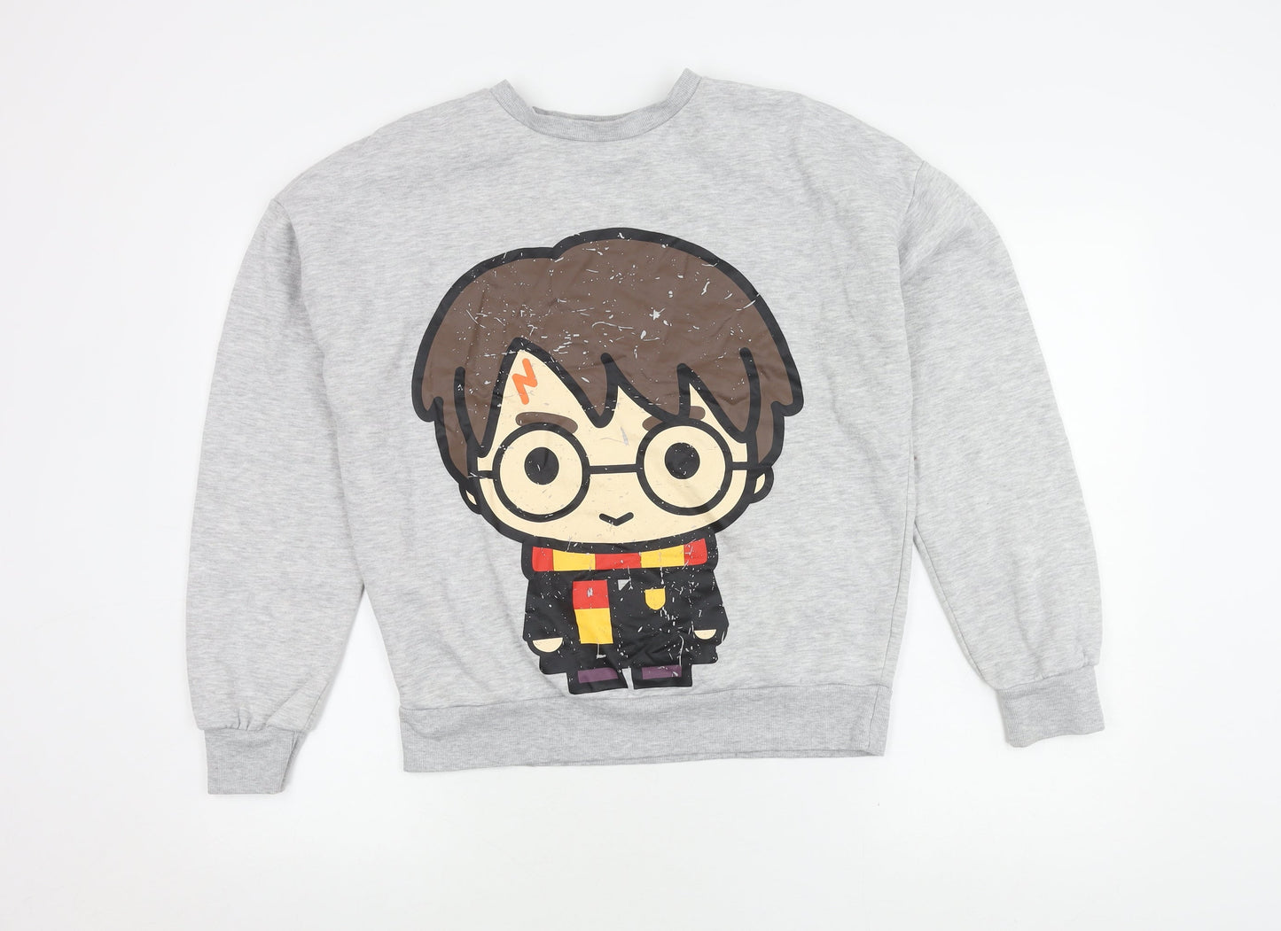 Harry Potter Unisex Grey Sweatshirt S Pullover Graphic