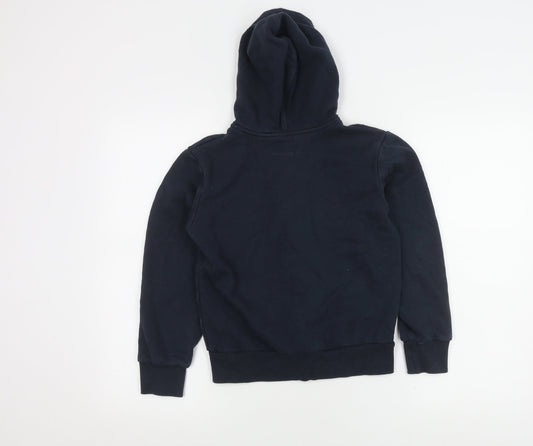 Converse Boys Black Hooded Jacket Size 10-12, Full Zip, Casual