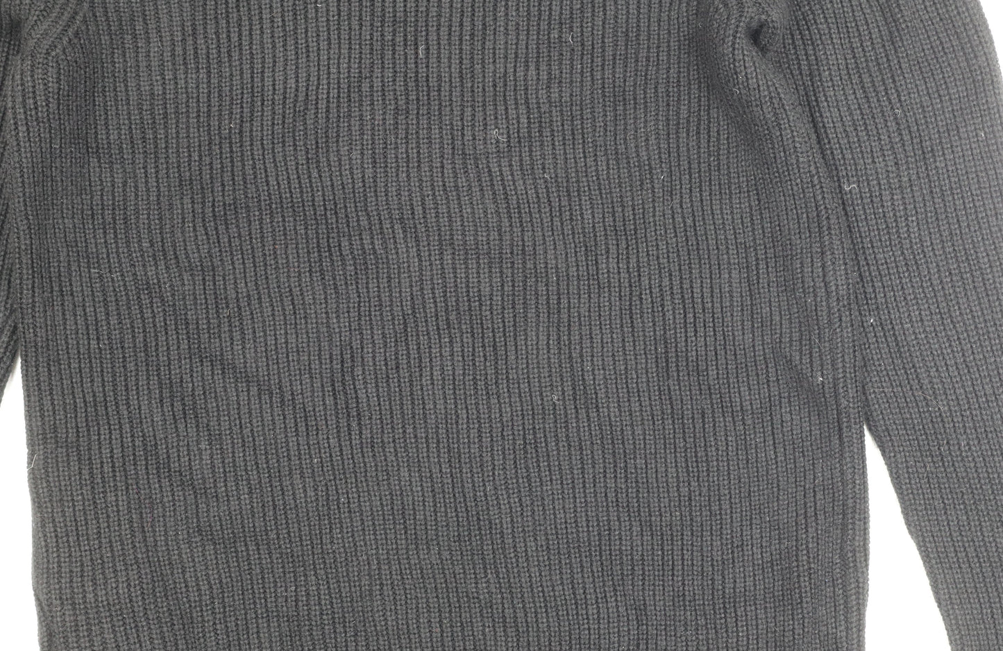 Jack & Jones Black Crew Neck Pullover, M, Men's Casual Jumper