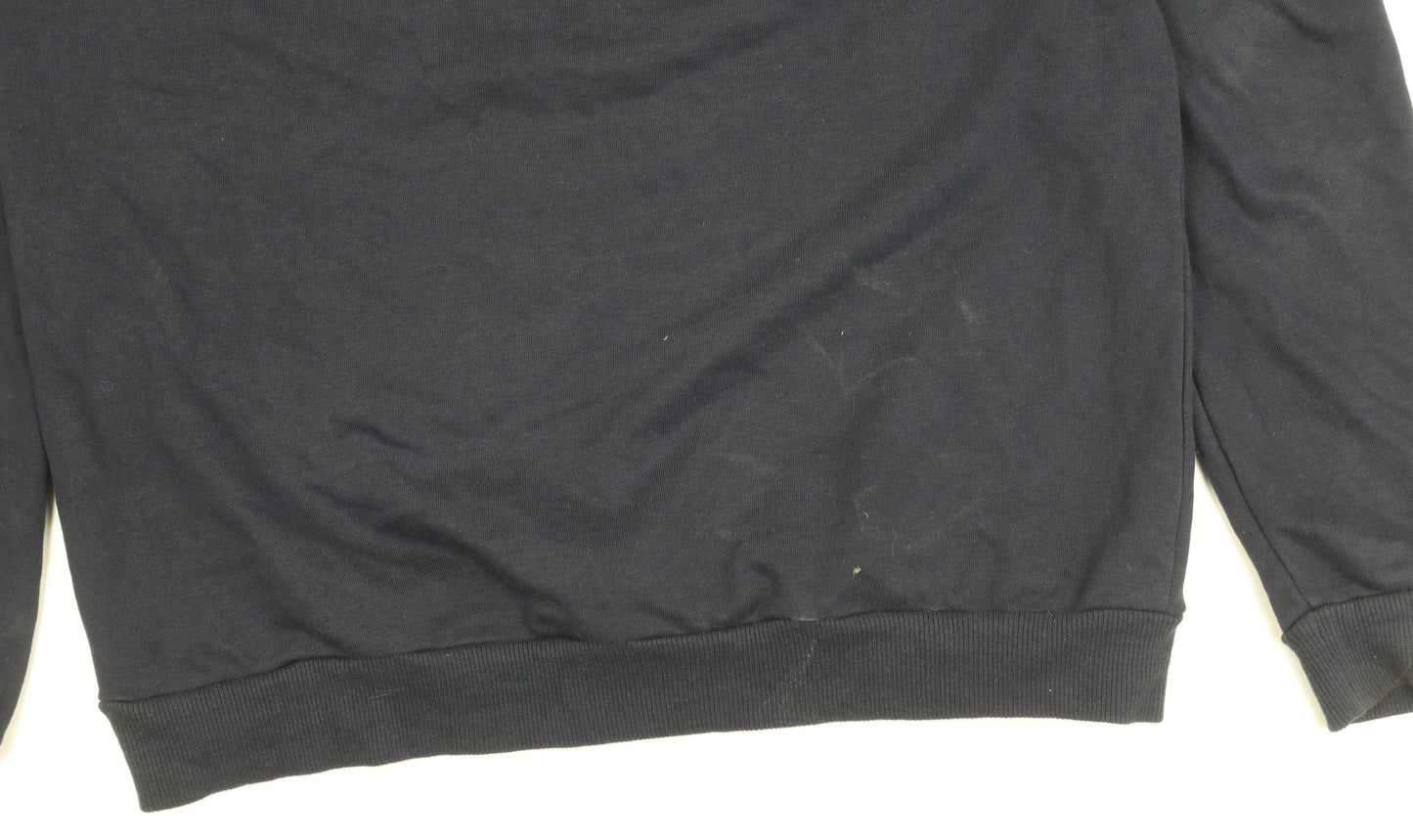 Urban Revivo Men's Black Embroidered Sweatshirt L