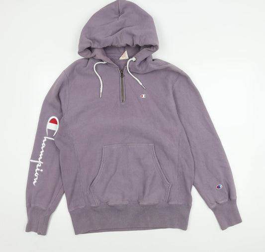 Champion Unisex Adults Purple Pullover Hoodie, L