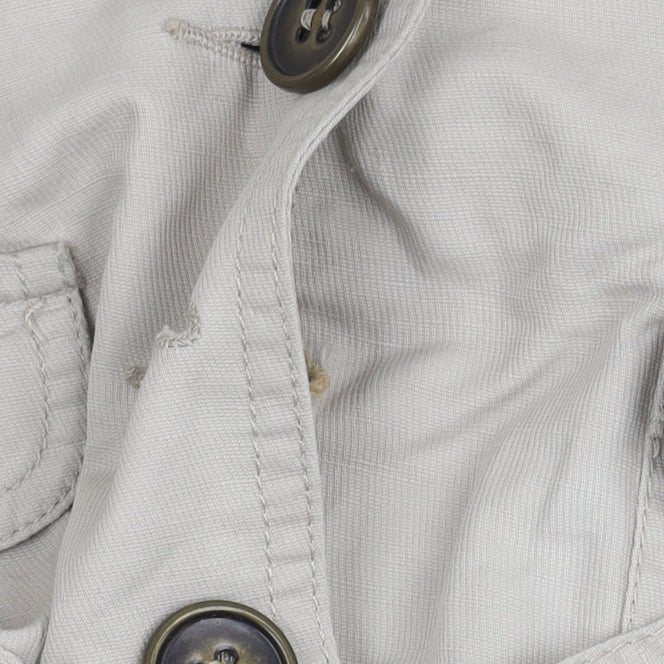 Laura Ashley Women's Beige Jacket Size 10 Belted Casual