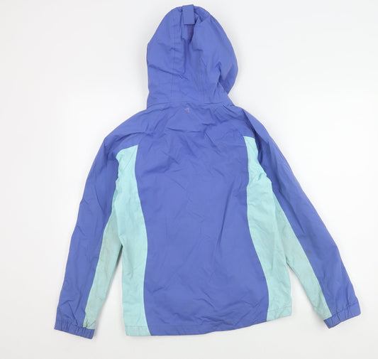 Mountain Warehouse Girls Blue Rain Coat 11-12 Years