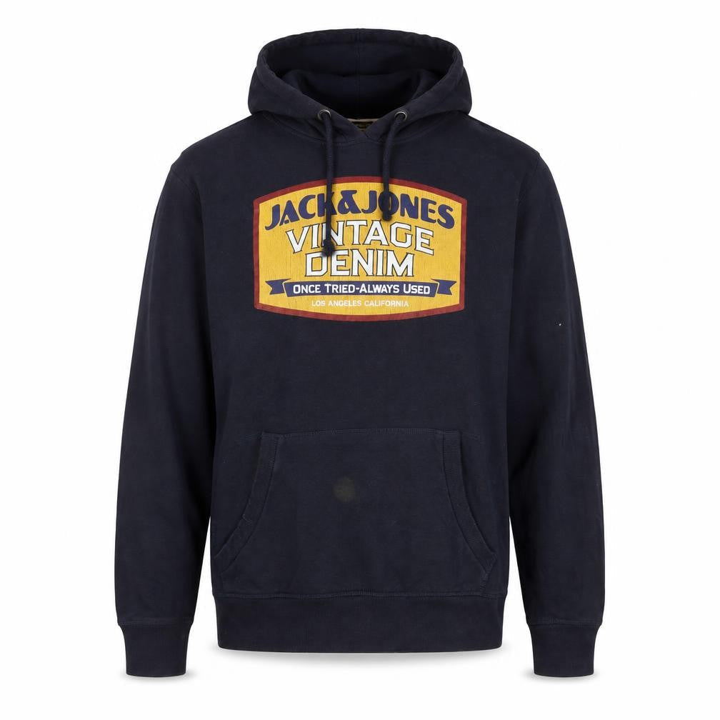 Mens UK M Regular JACK & JONES Blue Pullover Hoodie