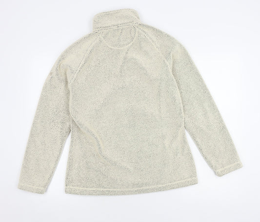 Craghoppers Women's Ivory Zip Sweatshirt Size 12