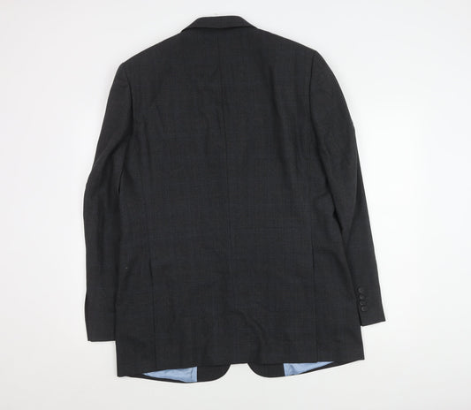Charles Tyrwhitt Men's Black Blazer 42L Classic Fit