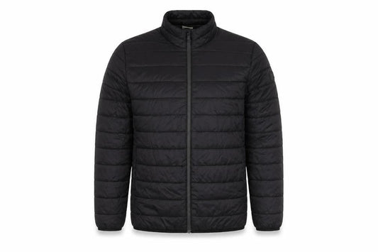 Jack & Jones Men's Black Puffer Jacket L