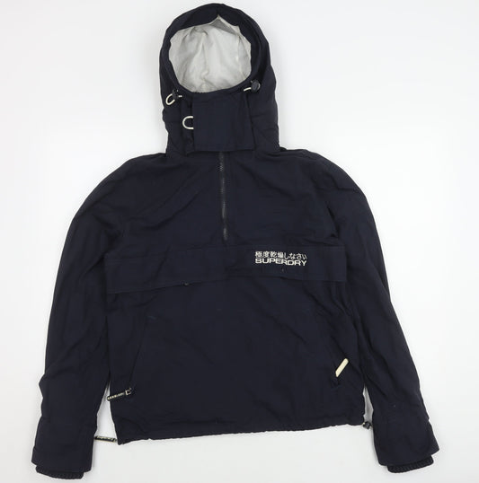 Superdry Men's Blue Windbreaker Jacket Size S