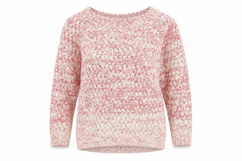 Womens UK S Relaxed FatFace Multicoloured Pullover Chunky-Knit