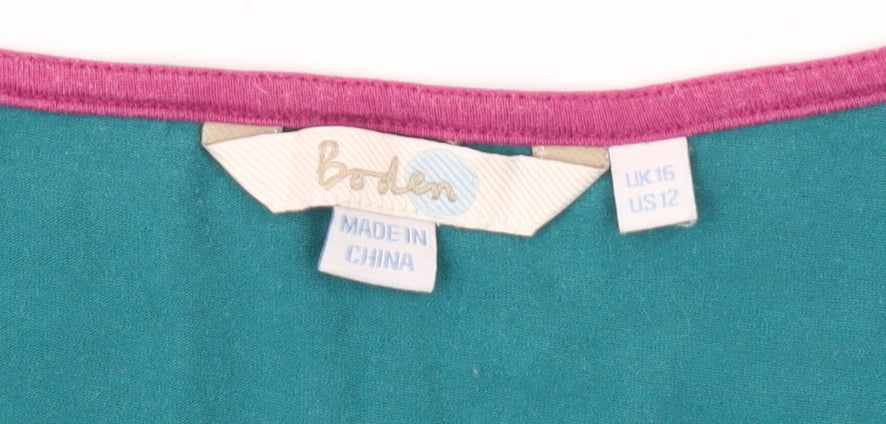 Boden Women's Green Sleeveless Tank UK 16
