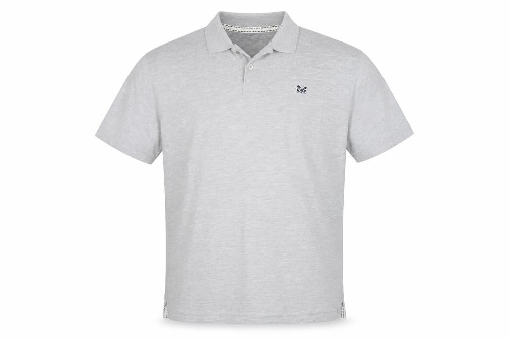 Crew Clothing Men's Grey Polo 2XL Short Sleeve