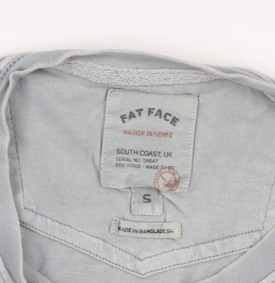 Fat Face Blue Men's Graphic T-Shirt, Size S