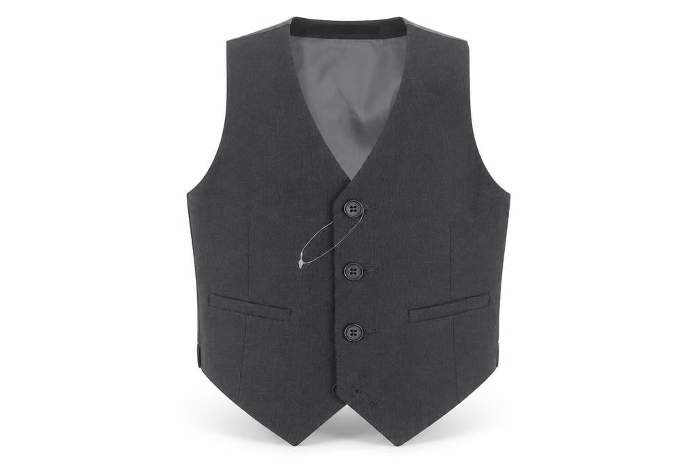 Marks and Spencer Boys Black Suit Waistcoat 2-3 Years