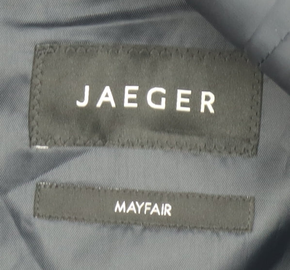 Jaeger Men's Black Striped Blazer - Size 40L