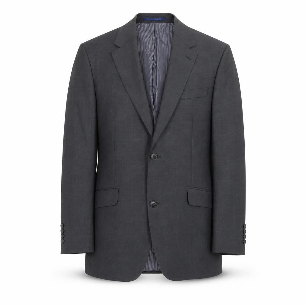 Mens 38 Chest Regular Daniel Hechter Grey Two-Button Blazer