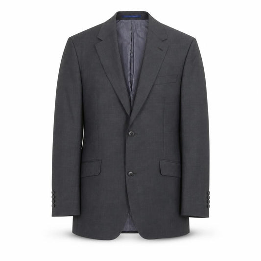 Mens 38 Chest Regular Daniel Hechter Grey Two-Button Blazer