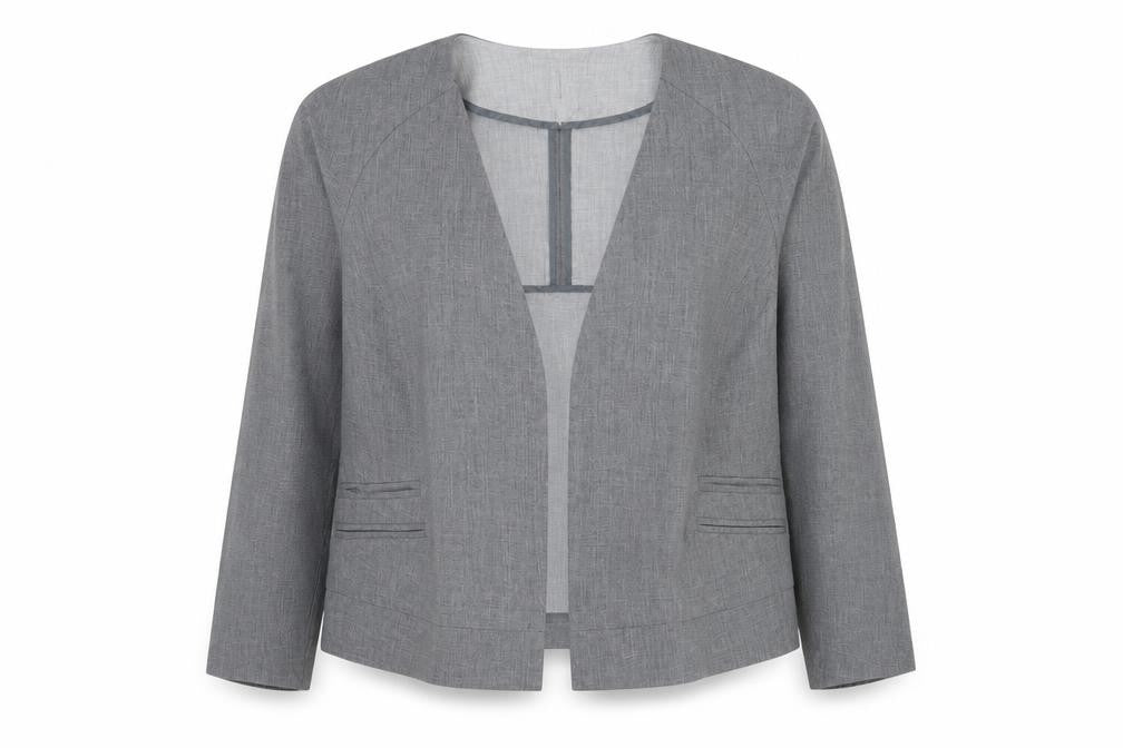 Next Women's Grey Blazer, Size 18, Business Casual
