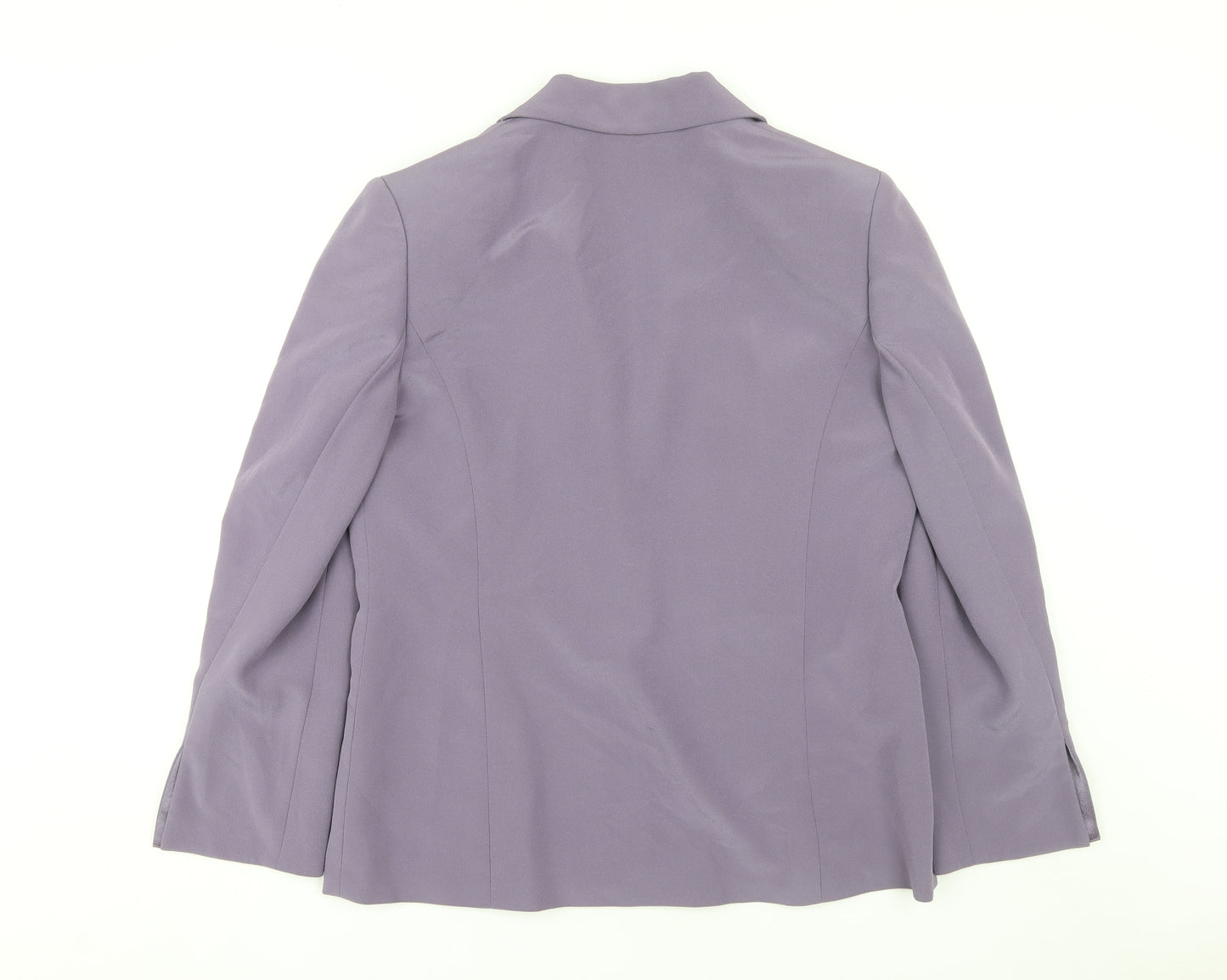 Viyella Women's Purple Blazer UK 14 Business Formal