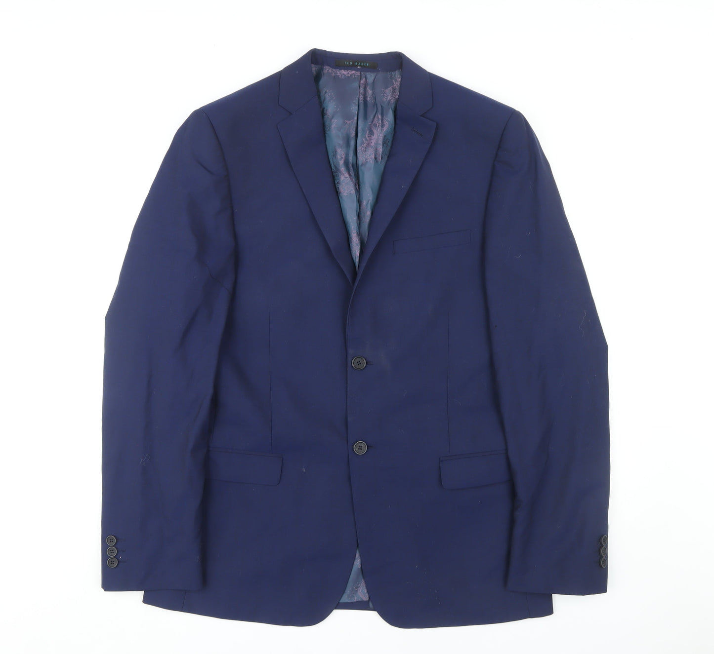 Ted Baker Men's Blue Blazer Jacket Size 40L