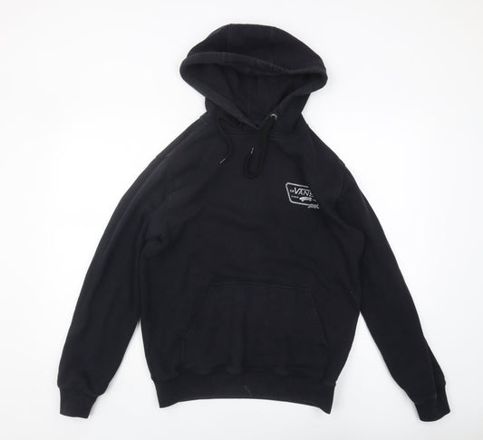 Vans Men's Black XS Pullover Hoodie - Skateboard Style