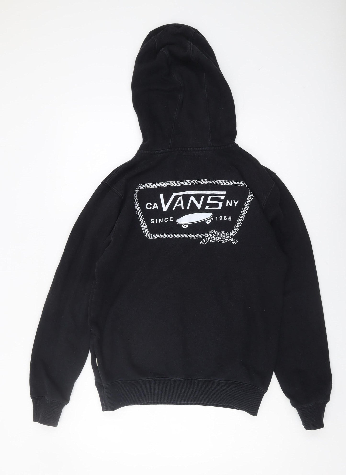 Vans Men's Black XS Pullover Hoodie - Skateboard Style