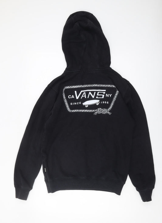 Vans Men's Black XS Pullover Hoodie - Skateboard Style