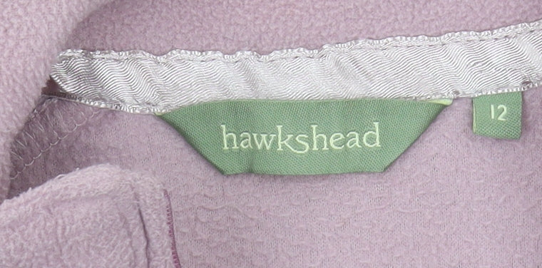 Hawkshead Women's Purple Fleece Sweatshirt Size 12