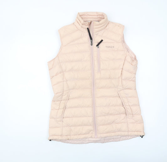 TOG24 Women's Pink Sleeveless Waistcoat Size 12