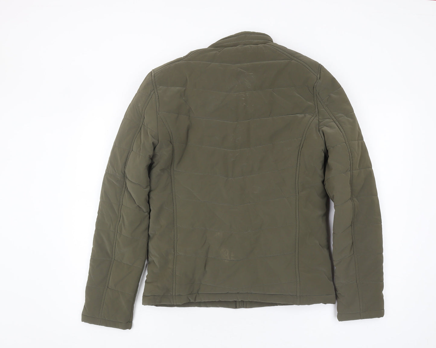 LCW Casual Men's Green Puffer Jacket S, Autumn/Winter