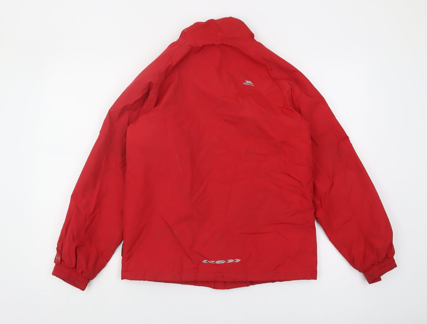 Trespass Boys Red Waterproof Rain Coat 11 Years - Winter Jacket