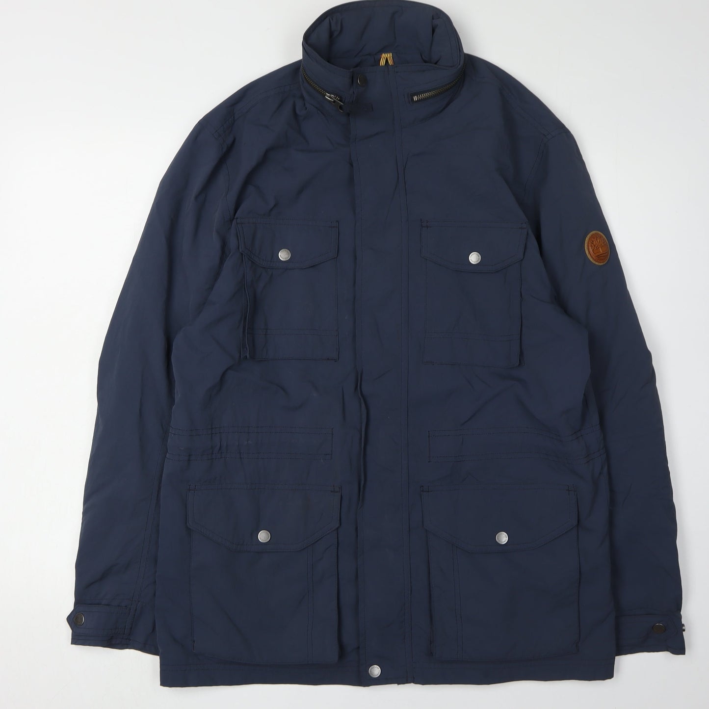 Timberland Men's Blue Military Jacket Size L