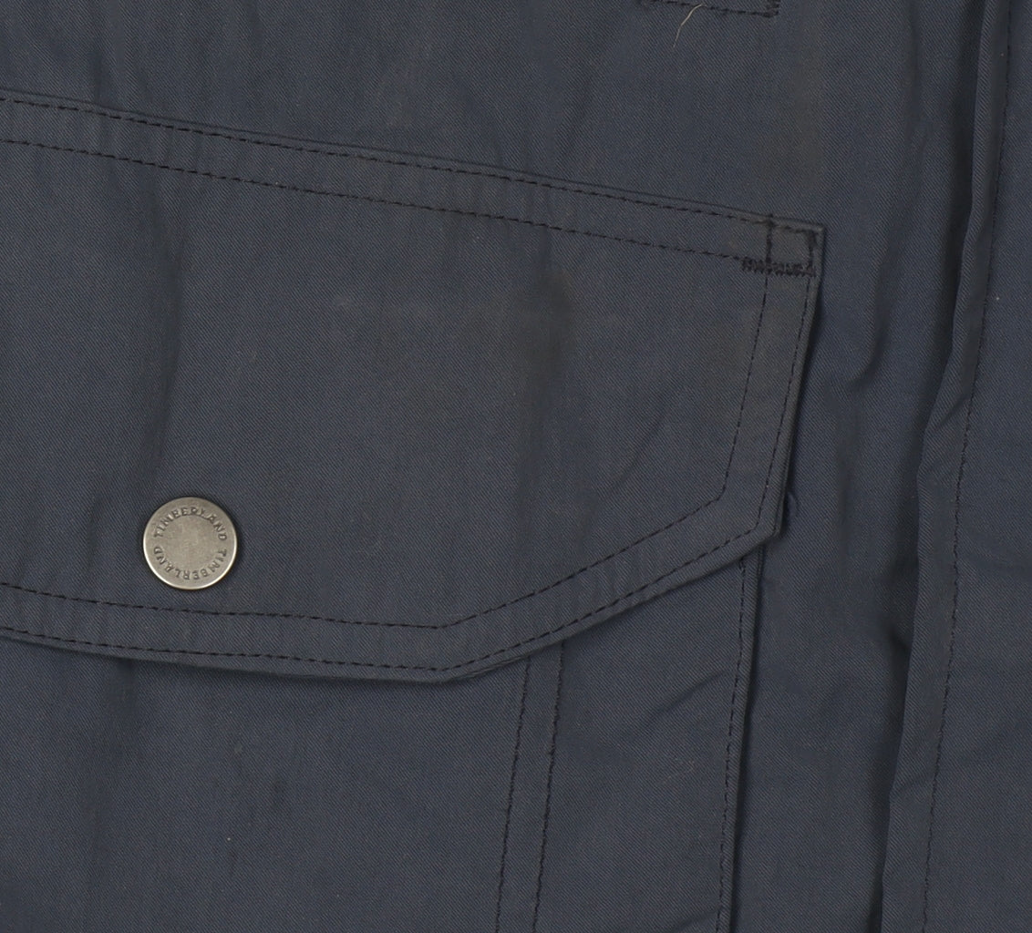 Timberland Men's Blue Military Jacket Size L