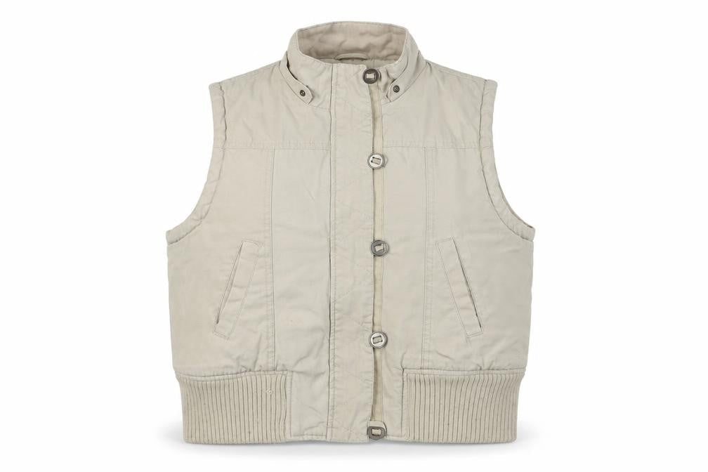 Alibi Women's Beige Waistcoat Size 16 Sleeveless Buttoned