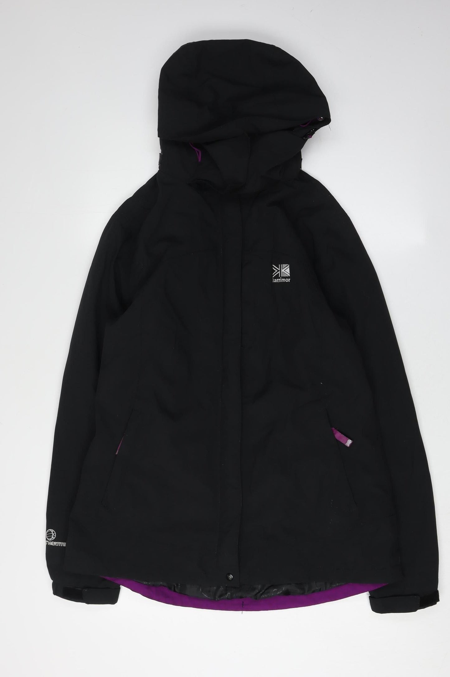 Karrimor Women's Black Waterproof Hooded Jacket Size 12