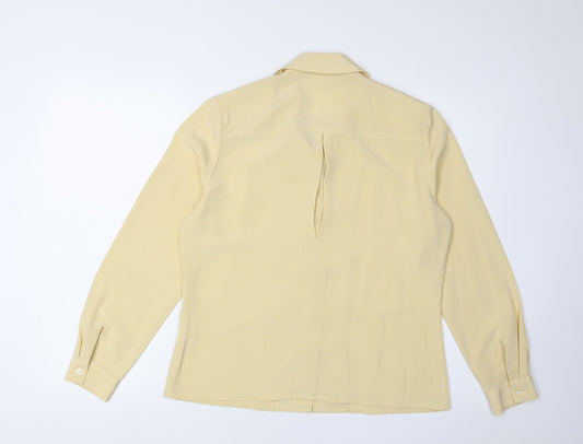Eastex Women's Beige Button-Up Blouse Size 10